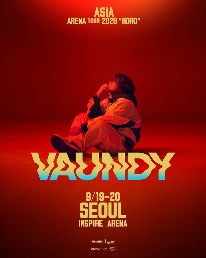 [서울=뉴시스] 바운디(Vaundy) 콘서트 포스터. (사진 = ㈜타입커뮤니케이션 제공) 2026.03.11. photo@newsis.com *재판매 및 DB 금지