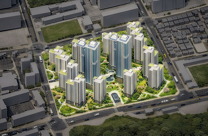 [서울=뉴시스] 고덕주공9단지 조감도(강동구 명일동 257번지 일대). 2026.03.12. (자료=서울시 제공) *재판매 및 DB 금지