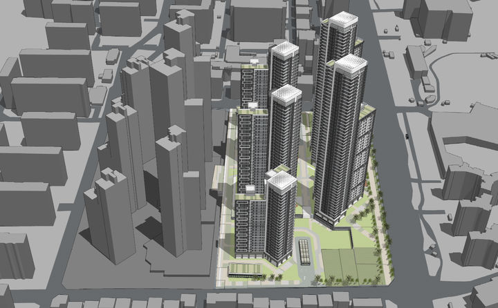 [서울=뉴시스] 명일한양아파트 조감도(강동구 명일동 54번지 일대). 2026.03.12. (자료=서울시 제공) *재판매 및 DB 금지