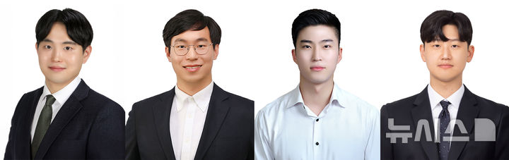 (왼쪽부터) GIST 박진휘, 배인환, 김원, 박영재 박사졸업생. (사진=GIST 제공) photo@newsis.com *재판매 및 DB 금지