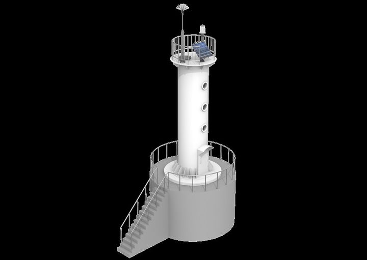 [목포=뉴시스] 신안 황도 등대 조감도. (사진=목포해수청 제공) 2026.03.12. photo@newsis.com *재판매 및 DB 금지
