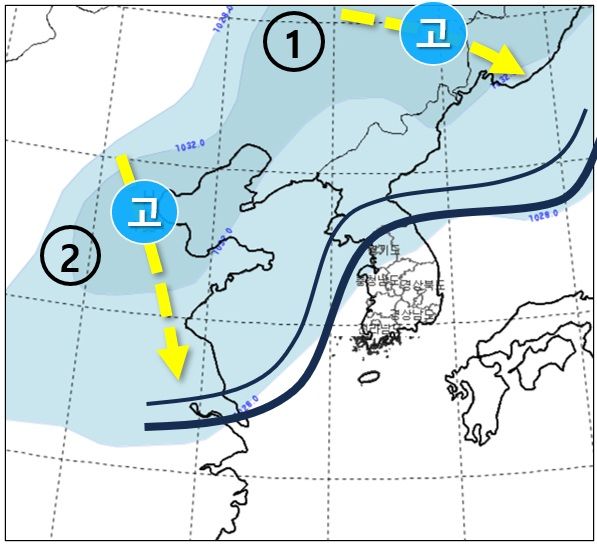 [서울=뉴시스] 12일 기압계 변화 (자료=기상청 제공) 2026.03.12. photo@newsis.com *재판매 및 DB 금지