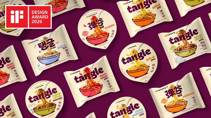 [서울=뉴시스] 삼양식품의 프리미엄 단백질 파스타 브랜드 '탱글'이 if 디자인 어워드에서 본상을 수상했다.(사진=삼양식품) *재판매 및 DB 금지