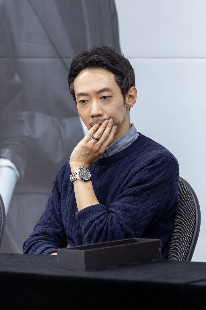 이준우 서울시극단 단장이 12일 서울 종로구 세종문화회관에서 열린 연극 '빅마더' 라운드 인터뷰에 참석했다. (사진=세종문화회관 제공) *재판매 및 DB 금지