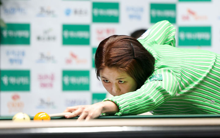 [서울=뉴시스] 여자 프로당구(LPBA) 하나카드의 김가영. (사진=PBA 제공) *재판매 및 DB 금지
