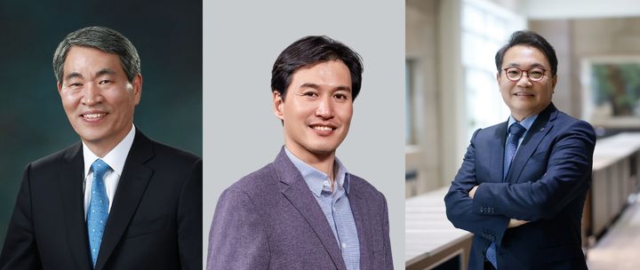 [서울=뉴시스] (왼쪽부터) 한양대 권오경 석좌교수, 임창환 교수, 안진호 연구부총장. (사진=한양대 제공) 2026.03.12. photo@newsis.com *재판매 및 DB 금지