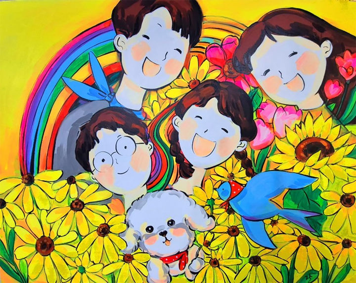 [곡성=뉴시스] 전남 곡성군 갤러리107 한은혜 작가 개인전. (사진=곡성군청 제공). photo@newsis.com *재판매 및 DB 금지