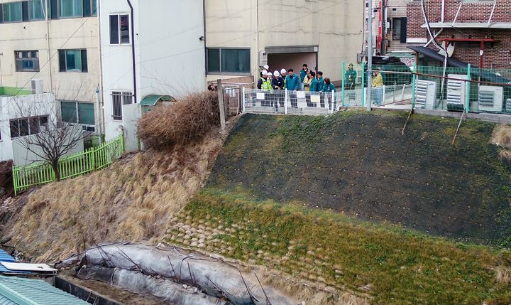 [원주=뉴시스] 해빙기 취약시설 집중 안전점검. (사진=원주시 제공) 2026.03.13. photo@newsis.com *재판매 및 DB 금지