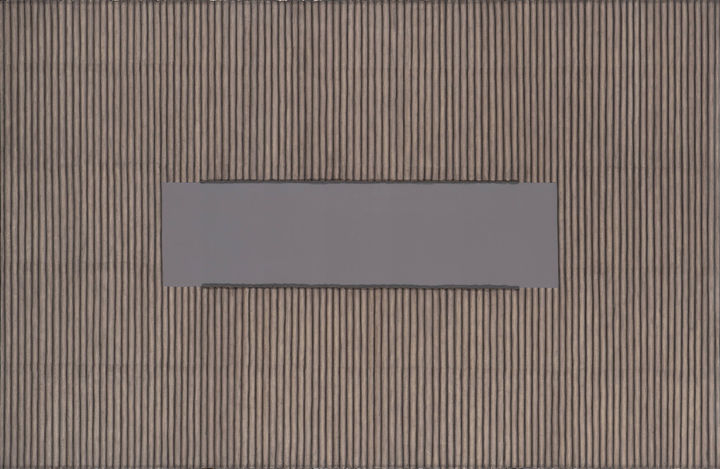 박서보(1931~2023) 묘법 No. 091016, mixed media with Korean paper laid on canvas, 130×200cm, 2009. 추장가 3억7000만~8억 원. *재판매 및 DB 금지