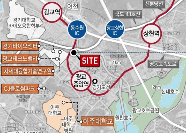 [수원=뉴시스] 공공지식산업센터 위치도. (사진=GH 제공) 2026.03.13. photo@newsis.com *재판매 및 DB 금지