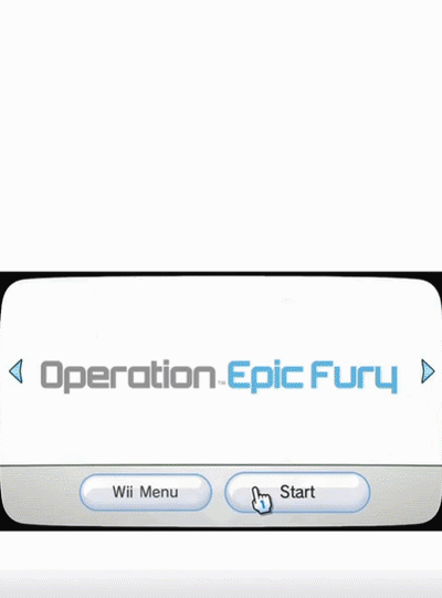 [서울=뉴시스] 미국 백악관이 닌텐도 게임 'Wii 스포츠'와 이란 공습 장면을 합친 영상을 소셜미디어에 게시했다. (사진 출처: 백악관 공식 페이스북 캡처)