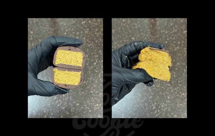 [서울=뉴시스] 몬트쿠키 측이 해명을 위해 올린 동일 제품 비교 사진. 업체 측은 가열 온도와 촬영 환경에 따라 단면이 다르게 보일 수 있다고 설명하면서도 일부 품질 편차에 대해서는 사과했다. (사진=인스타그램 갈무리) 2026.03.13. *재판매 및 DB 금지