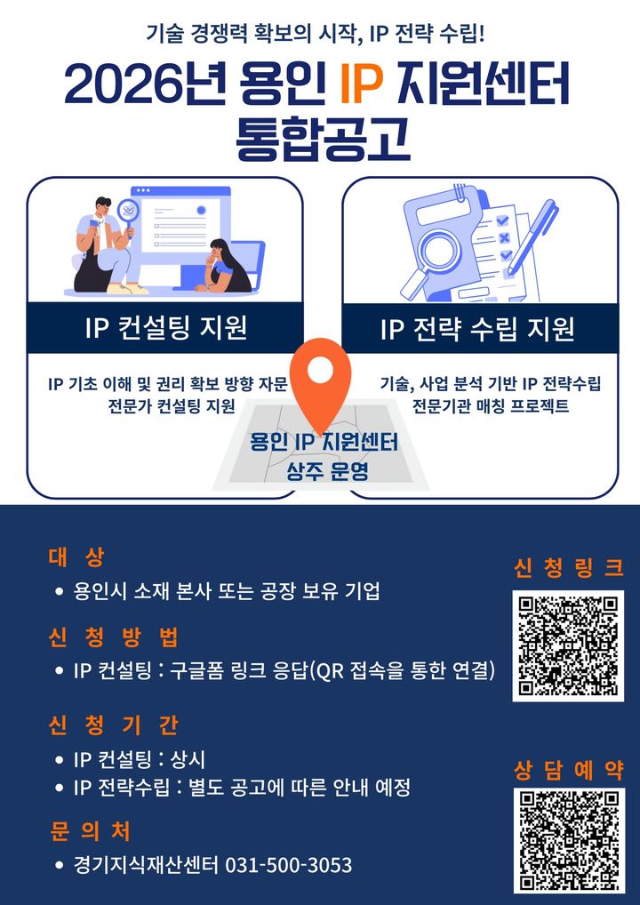 [수원=뉴시스] 경기 '용인 IP지원센터' 운영. (사진=경기테크노파크 제공) 2026.03.13. photo@newsis.com *재판매 및 DB 금지