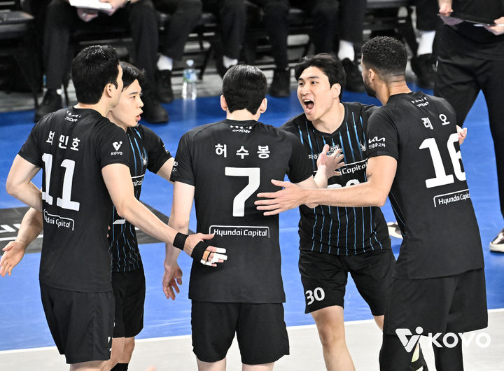 [서울=뉴시스] 남자 프로배구 현대캐피탈. (사진=KOVO 제공). 2026.03.13. *재판매 및 DB 금지