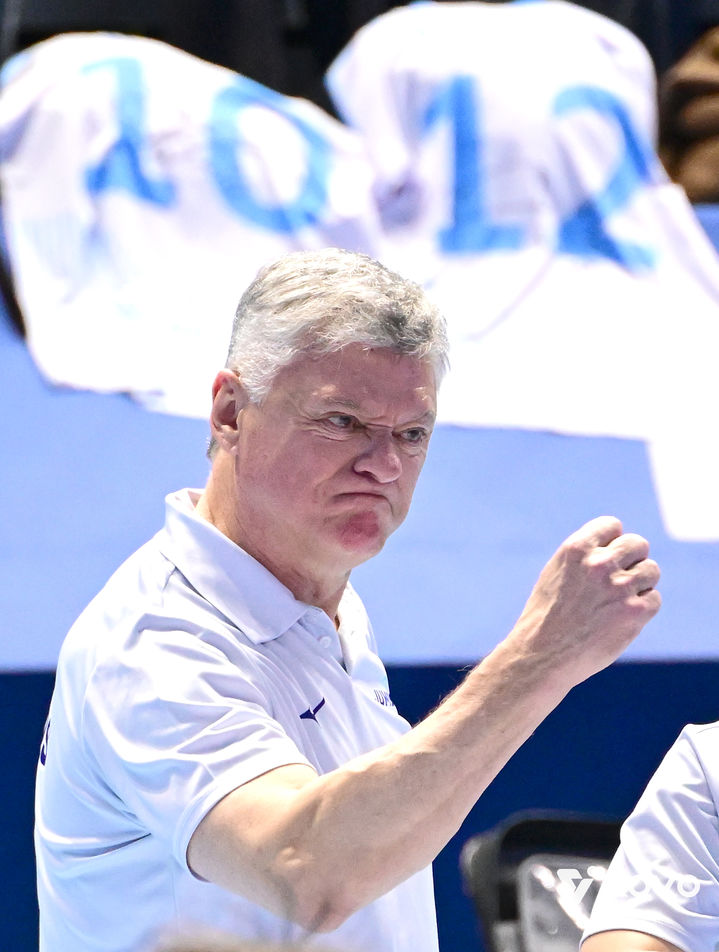 [서울=뉴시스]남자배구 대한항공 헤난 감독. (사진=KOVO 제공)