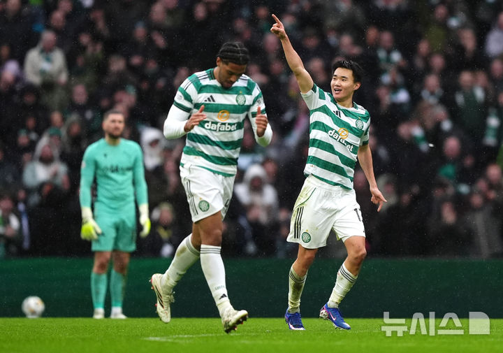 [글래스고=AP/뉴시스] 스코틀랜드 셀틱의 양현준. 2026.03.14.