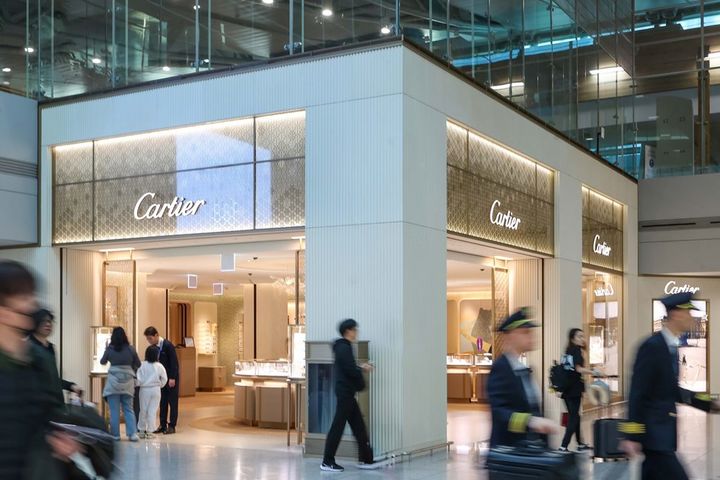 [서울=뉴시스] 인천공항 1터미널점(T1) 내 까르띠에(Cartier) 부티크. (사진=신세계면세점 제공) *재판매 및 DB 금지