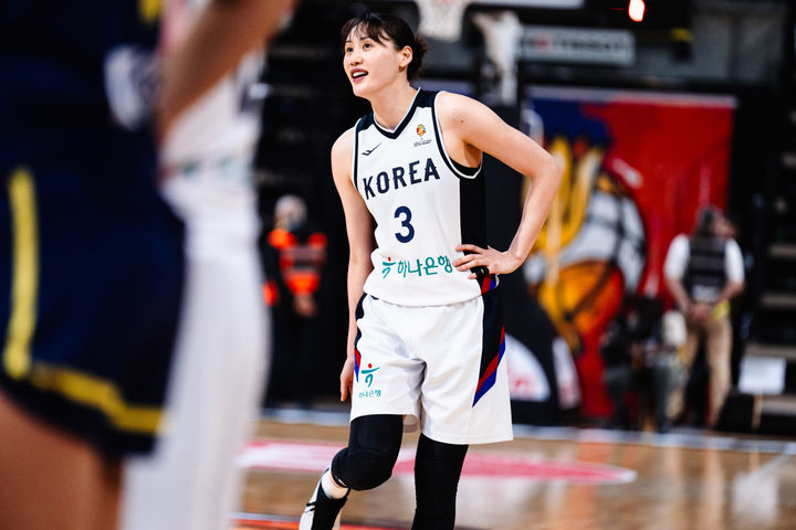 [서울=뉴시스] 여자 농구 대표팀의 강이슬. (사진=대한민국농구협회 제공) 2026.03.15. photo@newsis.com *재판매 및 DB 금지