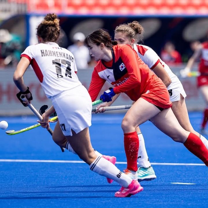 [서울=뉴시스] 오스트리아전에 나선 한국 여자 하키. (사진=국제하키연맹 SNS 캡처) *재판매 및 DB 금지