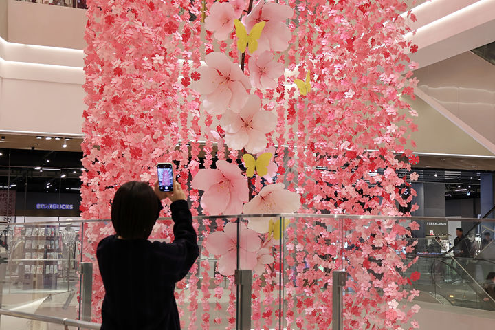 [대구=뉴시스] 대구 신세계백화점은 봄시즌을 맞아 '더 그랜드 블루밍(THE GRAND BLOOMING)' 연출을 선보인다. (사진 = 대구 신세계백화점 제공) 2026.03.15. photo@newsis.com *재판매 및 DB 금지