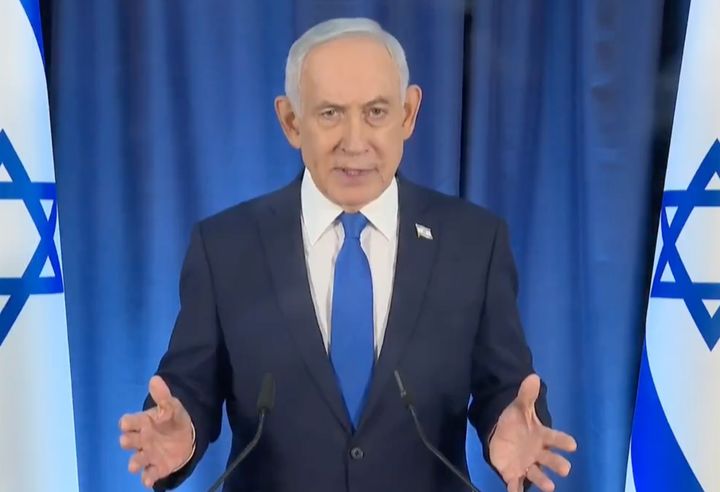 [사진=뉴시스] 베냐민 네타냐후 이스라엘 총리가 사망했다는 소문이 소셜미디어(SNS)에서 퍼지는 가운데, 이란 이슬람혁명수비대(IRGC)가 네타냐후 총리가 살아 있다면 살해하겠다고 경고했다. (출처=베냐민 네타냐후 이스라엘 총리 X 계정 영상 캡처) 2026.03.15. *재판매 및 DB 금지