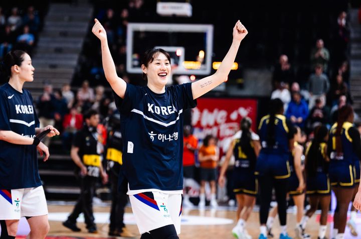 [서울=뉴시스] 한국 여자 농구 대표팀의 강이슬. (사진=FIBA 홈페이지 캡처) 2026.03.15. photo@newsis.com *재판매 및 DB 금지