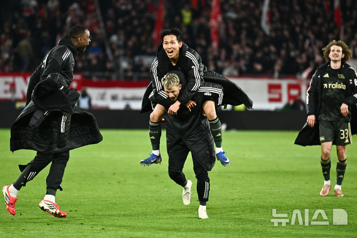 [프라이부르크=AP/뉴시스] 독일 프로축구 분데스리가 우니온 베를린의 정우영. 2026.03.15.