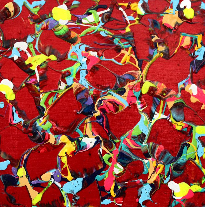 제주적추상, Mixed media on canvas, 61×61cm, 500만원 *재판매 및 DB 금지