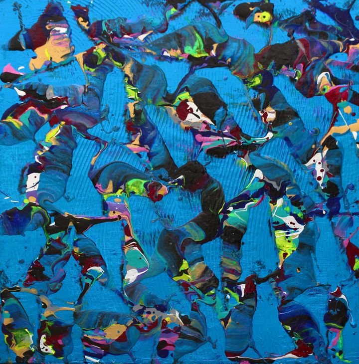 제주적추상, Mixed media on panel, 61×61cm, 500만원 *재판매 및 DB 금지