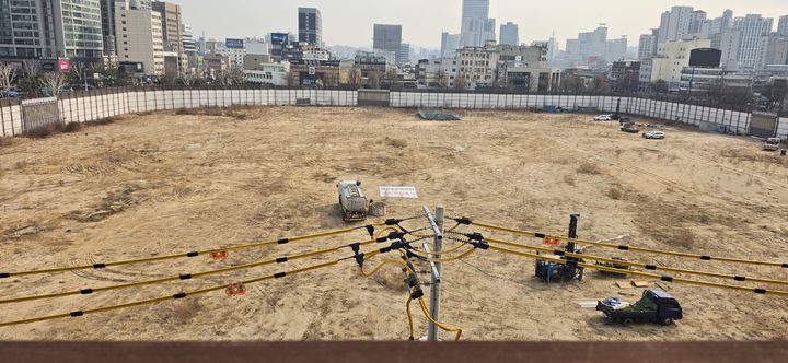 [서울=뉴시스] 11일 서울 세운4구역 매장유산 발굴현장 시추 모습 (사진=국가유산청 제공) 2026.03.16. photo@newsis.com *재판매 및 DB 금지