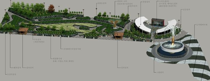 [제주=뉴시스] 제주시 추자 보물섬 웰니스 광장 조성사업 계획평면도. (사진=제주시 제공) 2026.03.16. photo@newsis.com *재판매 및 DB 금지