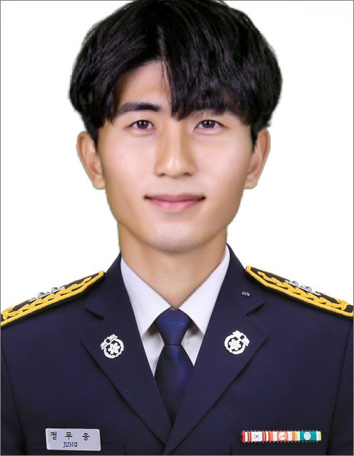 [해남=뉴시스] 전남 해남소방서 정무웅 소방교. (사진 = 전남소방본부 제공) photo@newsis.com *재판매 및 DB 금지