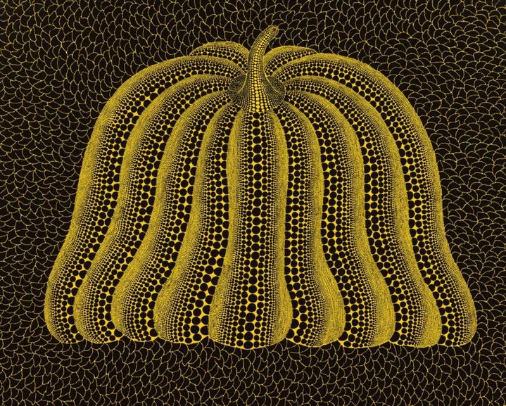 95억원에 출품된 야요이 쿠사마, Pumpkin (MBOK), 2015 Acrylic on canvas, 130 x 160 cm *재판매 및 DB 금지