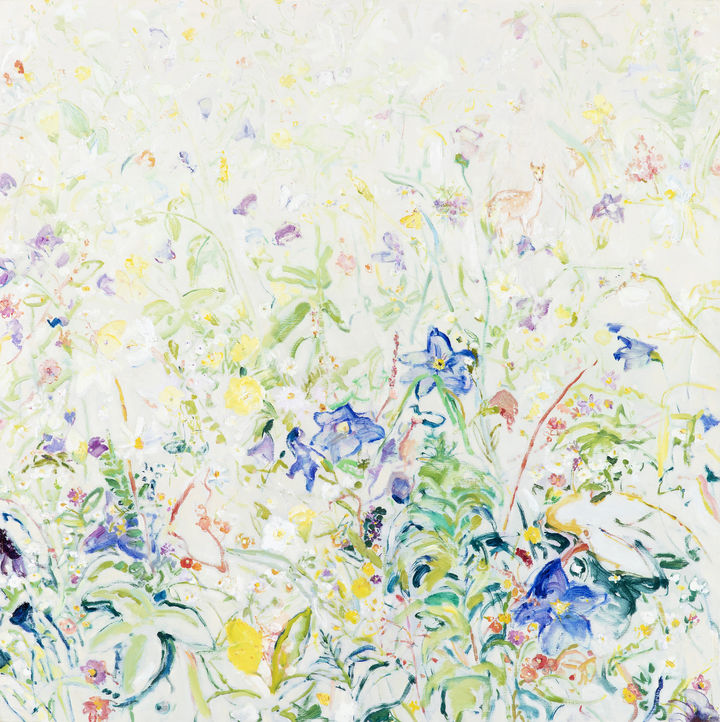 Afterimage, 백색의 군무, 91×91cm, Oil on canvas, 2016, 800만원 *재판매 및 DB 금지