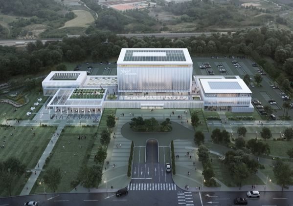 [옥천=뉴시스] 충북 옥천군 신청사 조감도. (사진=뉴시스 DB). photo@newsis.com *재판매 및 DB 금지