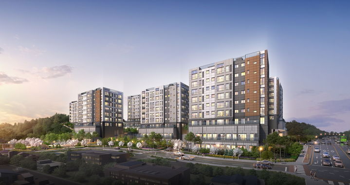 [서울=뉴시스] '용인 플랫폼시티 라온프라이빗 아르디에' 투시도. (출처=라온건설) 2026.03.17. photo@newsis,com *재판매 및 DB 금지