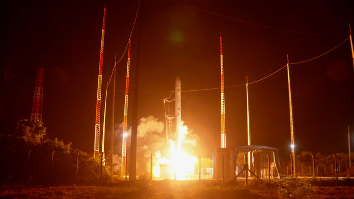 브라질 알칸타라 우주센터에서 지난해 12월22일 밤 10시 13분(현지시각) 발사된 이노스페이스의 첫 상업 발사체 '한빛-나노'의 모습. (사진=이노스페이스 제공) *재판매 및 DB 금지
