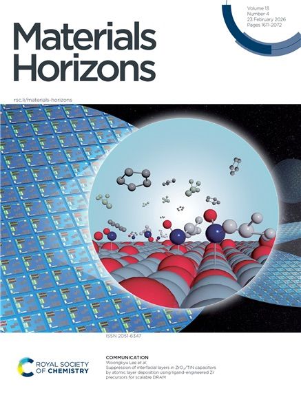 [서울=뉴시스] 국제학술지 '머티리얼즈 호라이즌스(Materials Horizons)' 내부 표지. (사진=숭실대 제공) 2026.03.17. photo@newsis.com *재판매 및 DB 금지