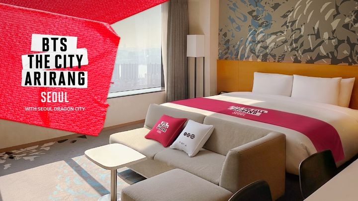 서울드래곤시티의 방탄소년단 컴백 기념 객실 패키지. (사진=서울드래곤시티) *재판매 및 DB 금지