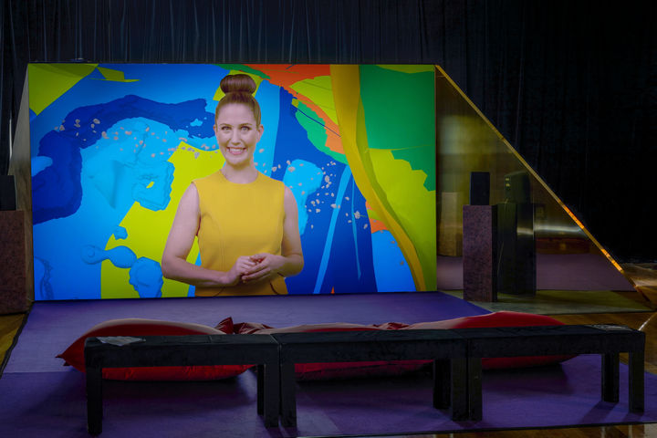 [수원=뉴시스] '흐르고 쌓이는' 출품작. (사진=경기문화재단 제공) *재판매 및 DB 금지