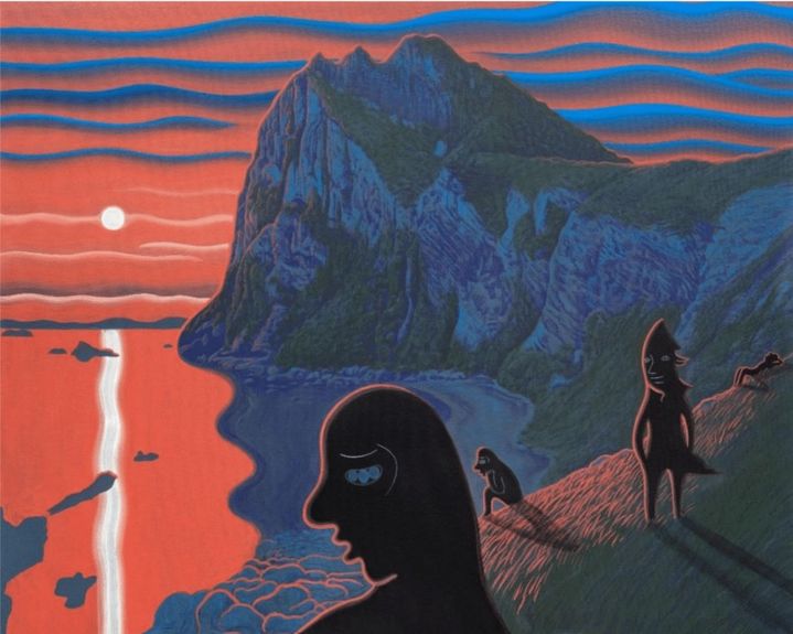 이우성, 새로운 시작 앞에서 우린 그렇게 아무 말 없이 있었어, 2025, 캔버스에 아크릴릭, 과슈 130.5 × 162 cm. *재판매 및 DB 금지