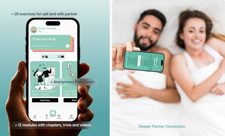 조루 치료용 스마트폰 앱 '멜롱가(Melonga)'. 사진 홈페이지 캡처 *재판매 및 DB 금지