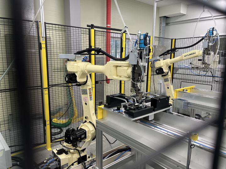[수원=뉴시스] 제조로봇을 도입한 우보테크(사진=경기테크노파크 제공) 2026.03.17. photo@newsis.com *재판매 및 DB 금지