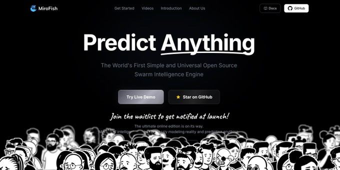 [뉴시스] 중국 대학생이 생성형 AI를 활용한 '바이브 코딩'(Vibe Coding) 방식으로 단 10일 만에 개발한 오픈소스 프로젝트가 개발자 플랫폼 인기 급상승 차트 1위는 물론 64억원 규모의 투자까지 유치하며 주목받고 있다. (사진=미로피쉬 깃허브 캡처) *재판매 및 DB 금지