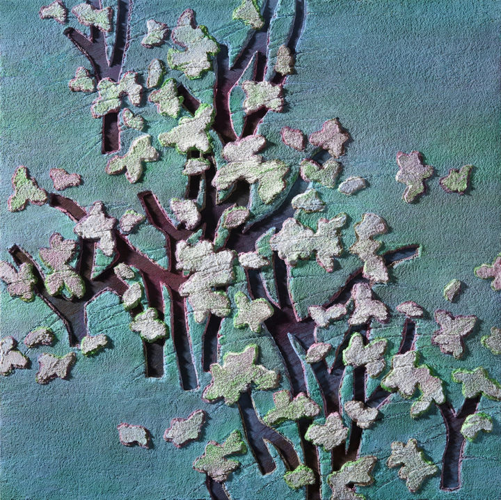 Small Talk VII-5, Acrylic, Architectural Medium, Varnish on Cotton covered Wood Panel, 40×40cm, 2025, 200만원 *재판매 및 DB 금지