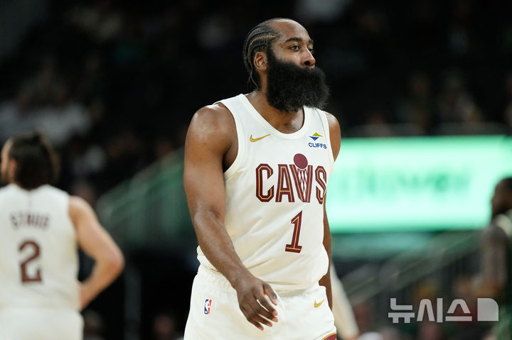 [밀워키=AP/뉴시스] 미국프로농구(NBA) 클리블랜드 캐벌리어스의 제임스 하든. 2026.03.18