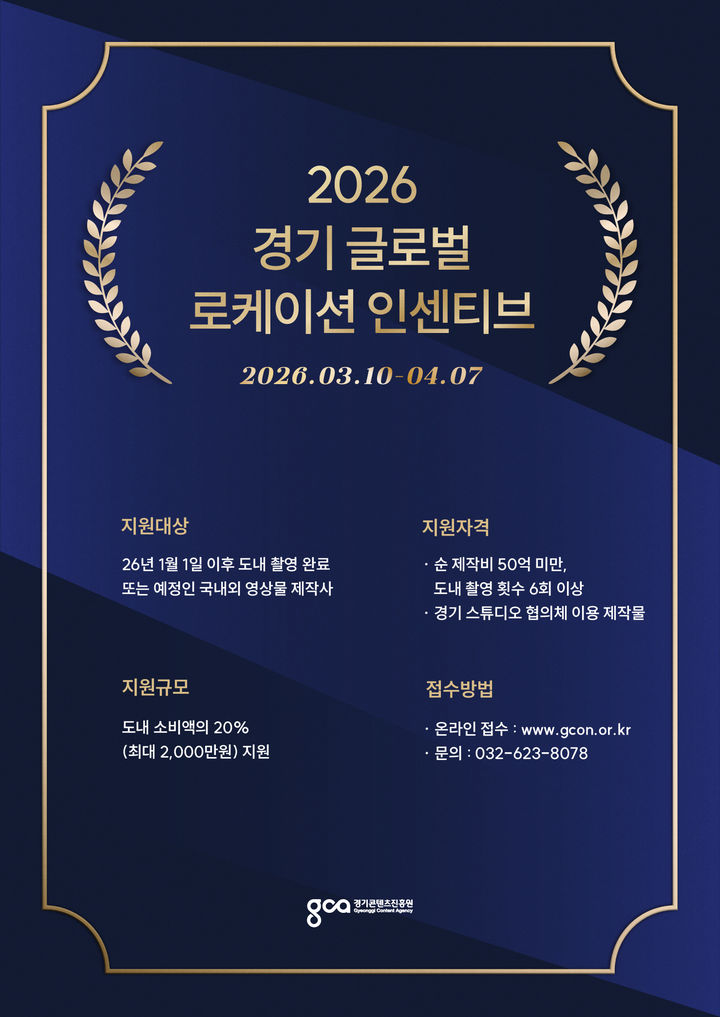 경콘진, 도내 촬영 영상물 제작사 최대 2000만원 지원
