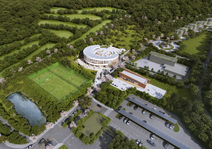 [청양=뉴시스] 청양군에 문을 연 충남기후환경교육원 조감도. *재판매 및 DB 금지