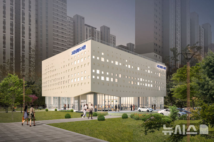 [완주=뉴시스] 완주 고운삼봉도서관 투시도. *재판매 및 DB 금지