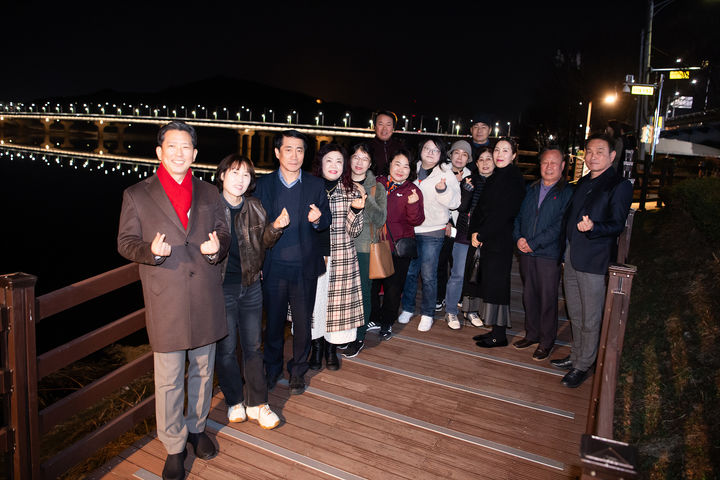 [구미=뉴시스] 산호대교 야간경관. (사진=구미시 제공) 2026.03.18 photo@newsis.com *재판매 및 DB 금지
